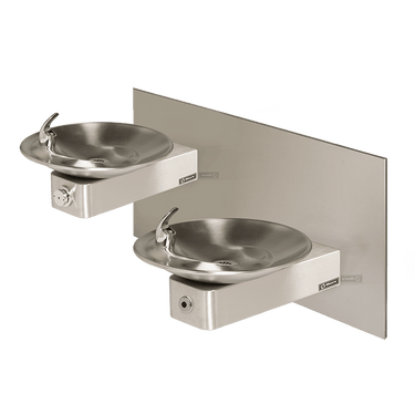 Wall Mount ADA Touchless/Push Button Dual Fountain